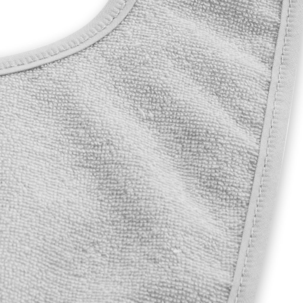 Velcro Bib Pack of 10 - Grey