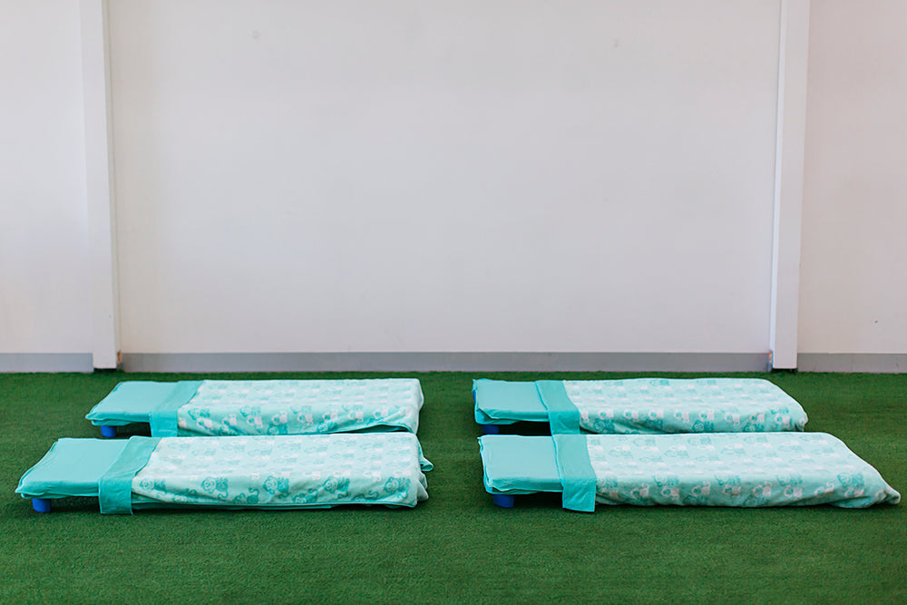 Stretcher and Mat Blanket with Print Yardage - Monkey Green