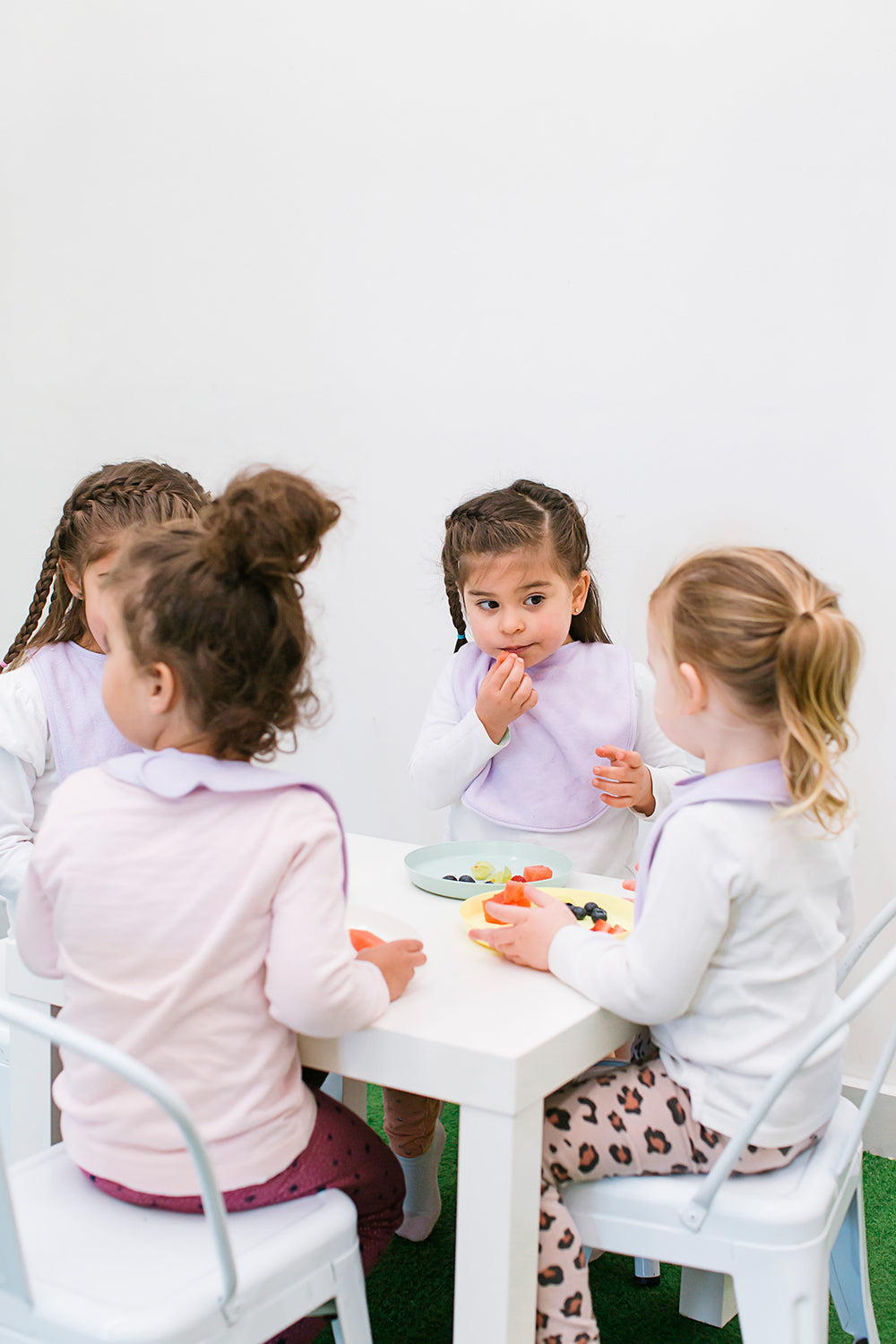 Velcro Bib Pack of 10 - Purple