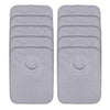 Rib Bib Pack of 10 - Grey