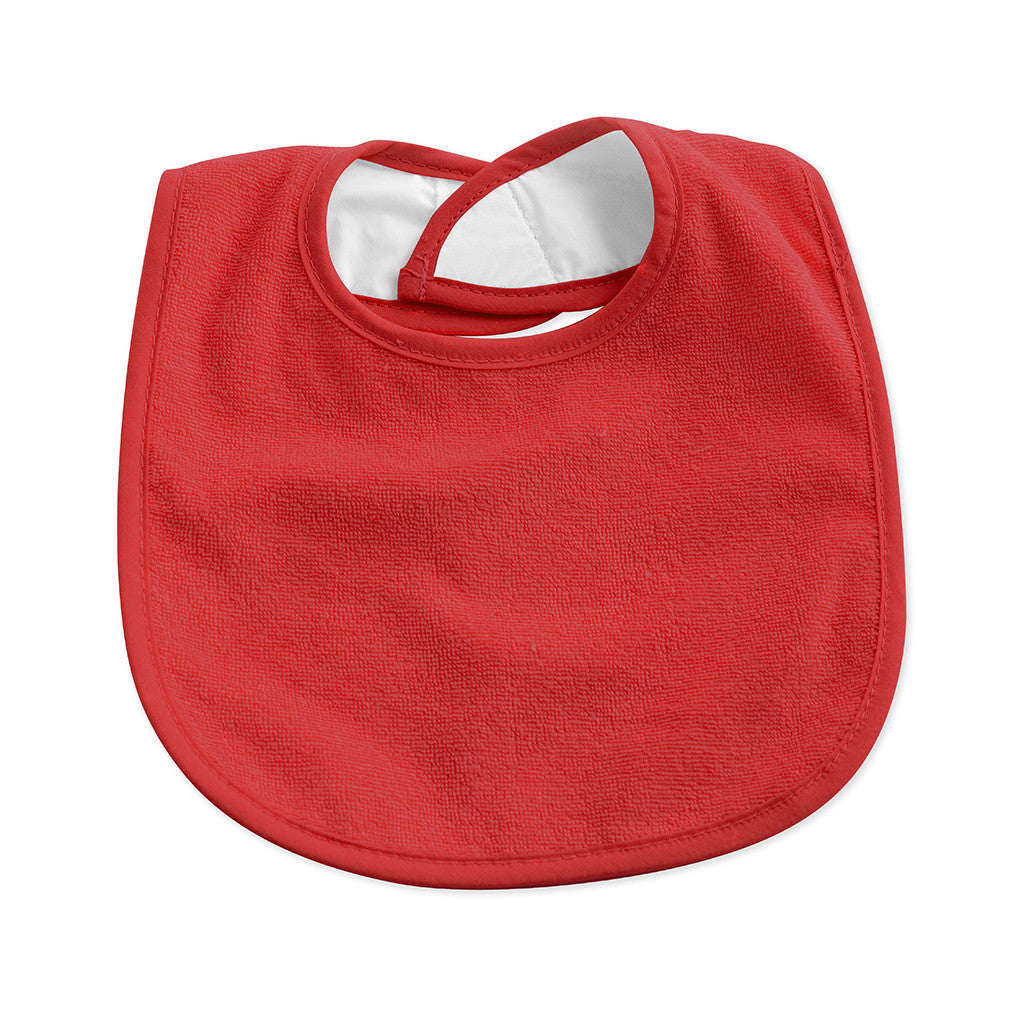 Velcro Bib Pack of 10 - Red