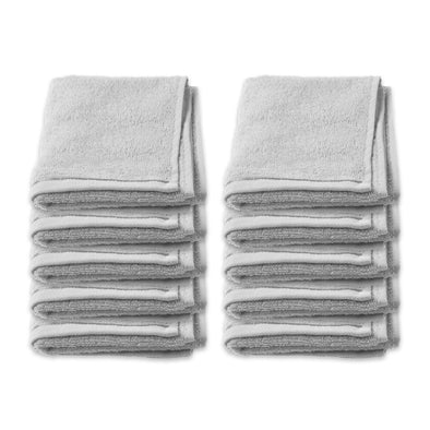 Face Washer Pack of 10 - Grey