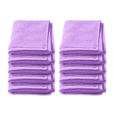 Face Washer Pack of 10 - Purple