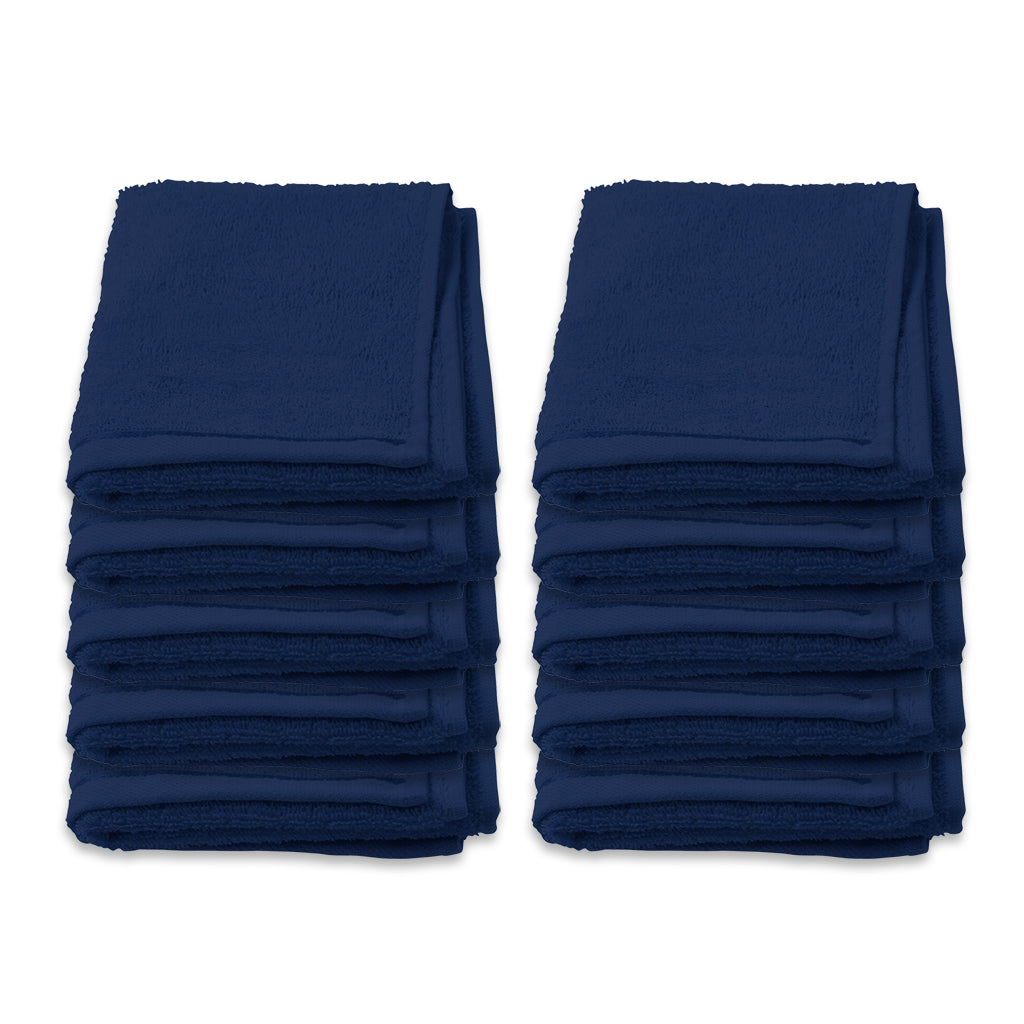 Face Washer Pack of 10 - Navy Blue