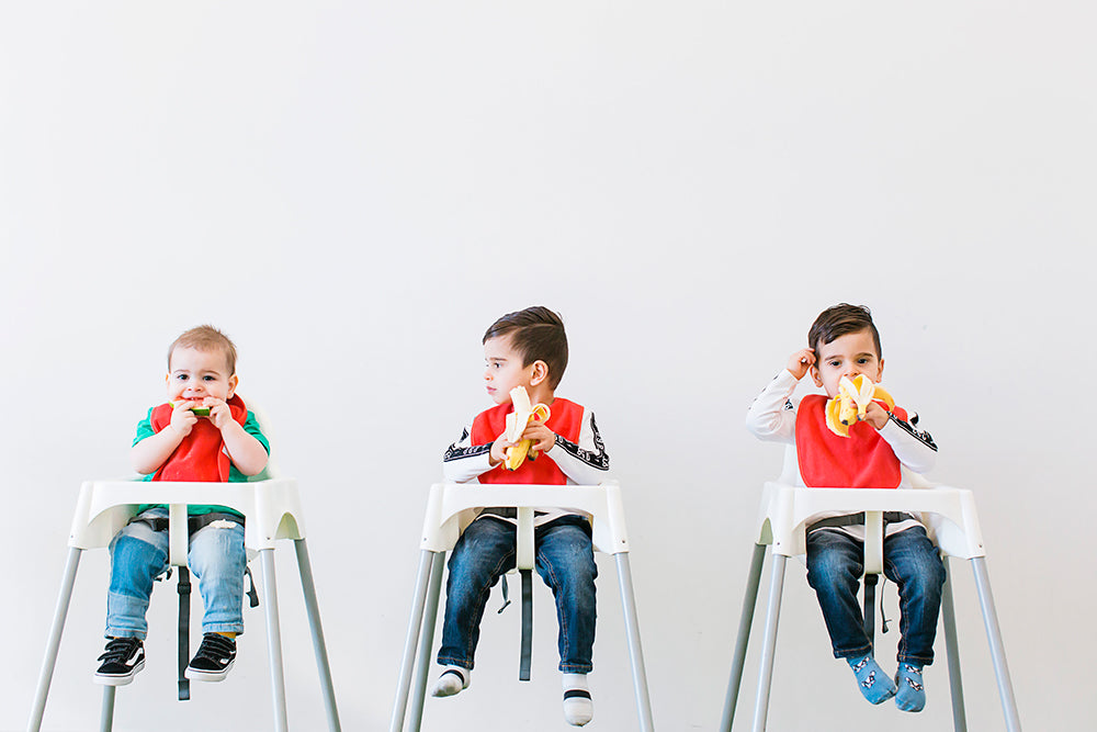 Velcro Bib Pack of 10 - Red