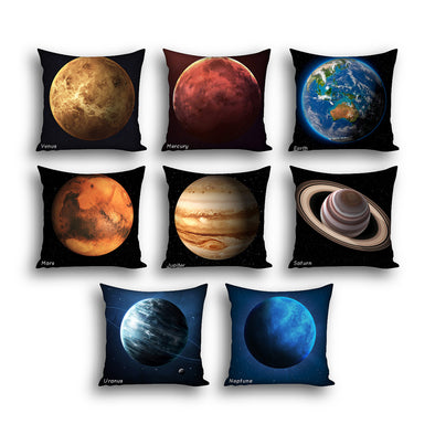 Space Planets Cushion Covers x8
