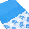 Stretcher and Mat Blanket with Print Yardage - Elephant Blue