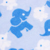 Stretcher and Mat Blanket with Print Yardage - Elephant Blue