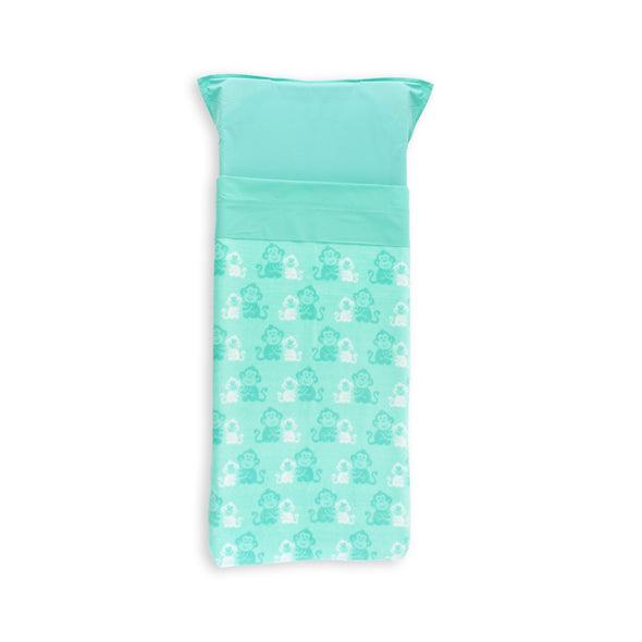 Stretcher and Mat Blanket with Print Yardage - Monkey Green