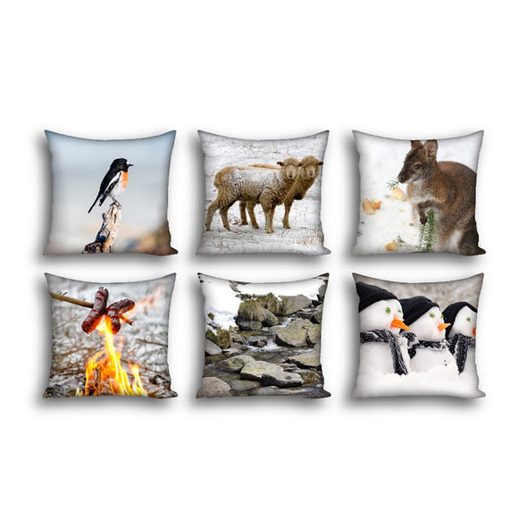 Winter Cushions - Inserts included