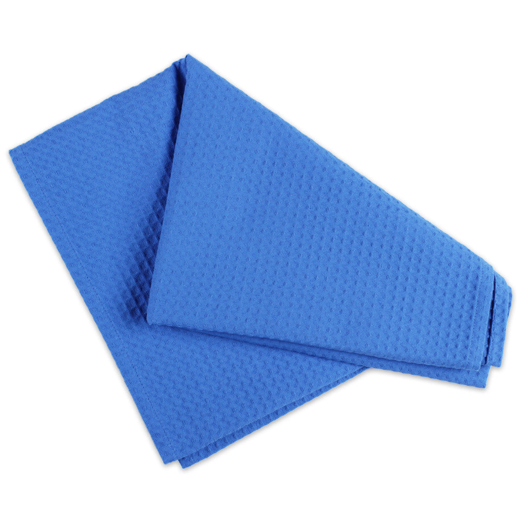 Waffle Blanket - Blue